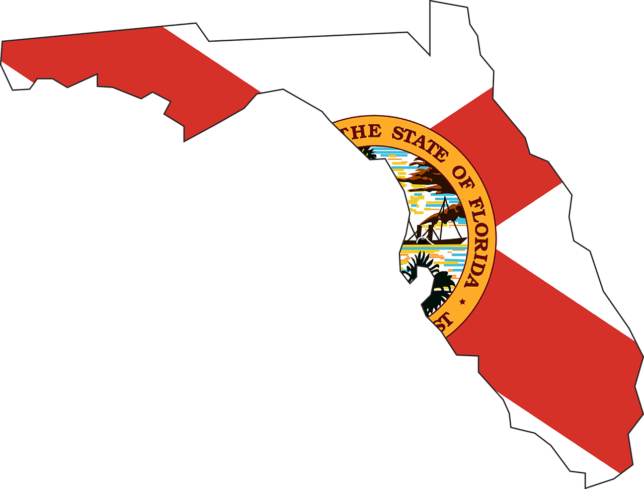 Florida Flag Transparent Image