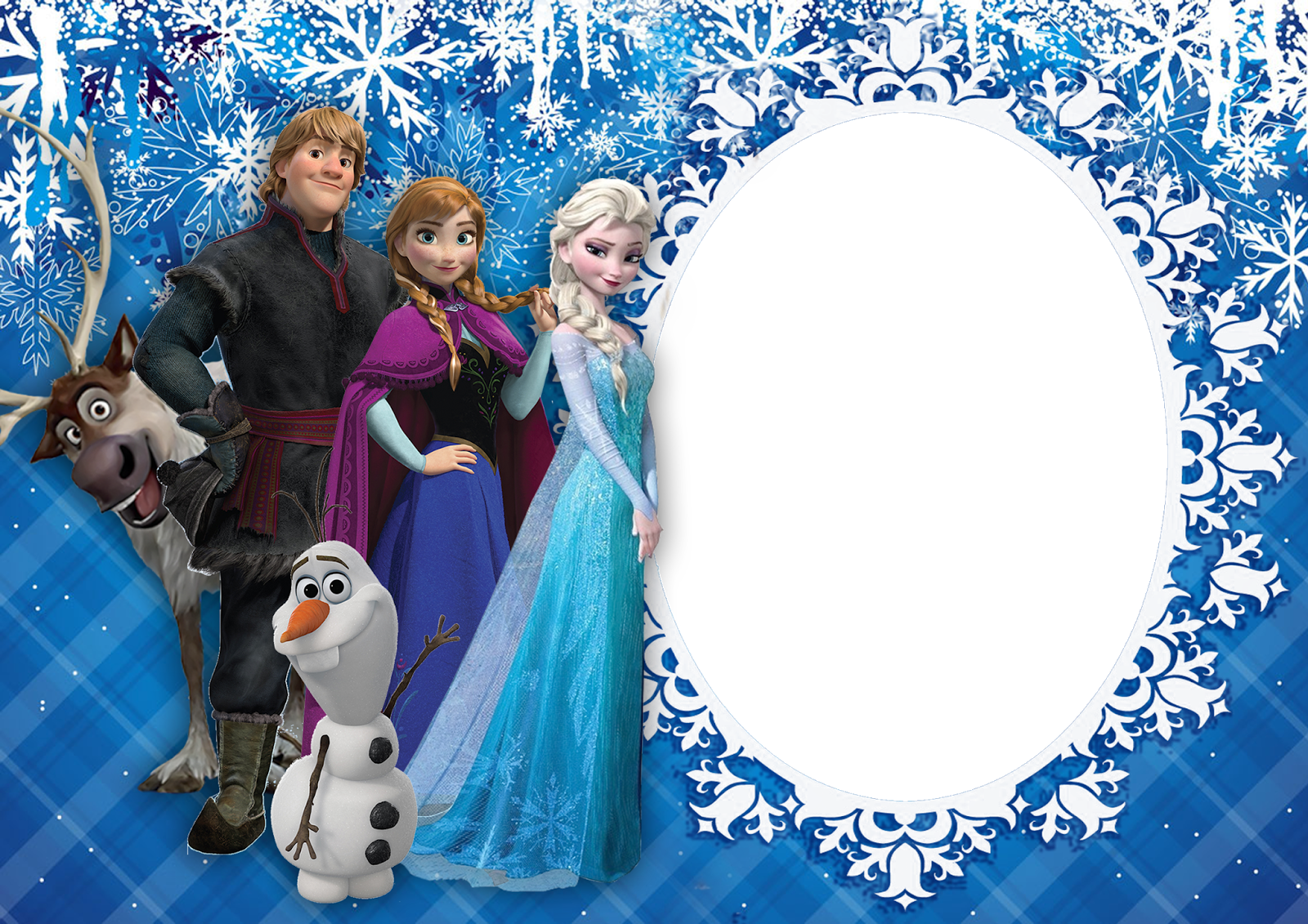 Frozen Background PNG Image