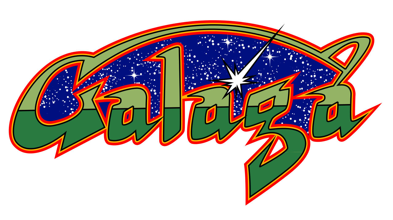 Galaga Logo Free PNG