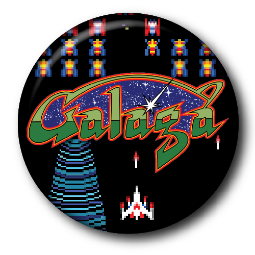 Galaga Logo PNG Background