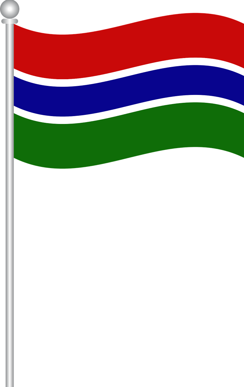 Gambia Flag Transparent Images