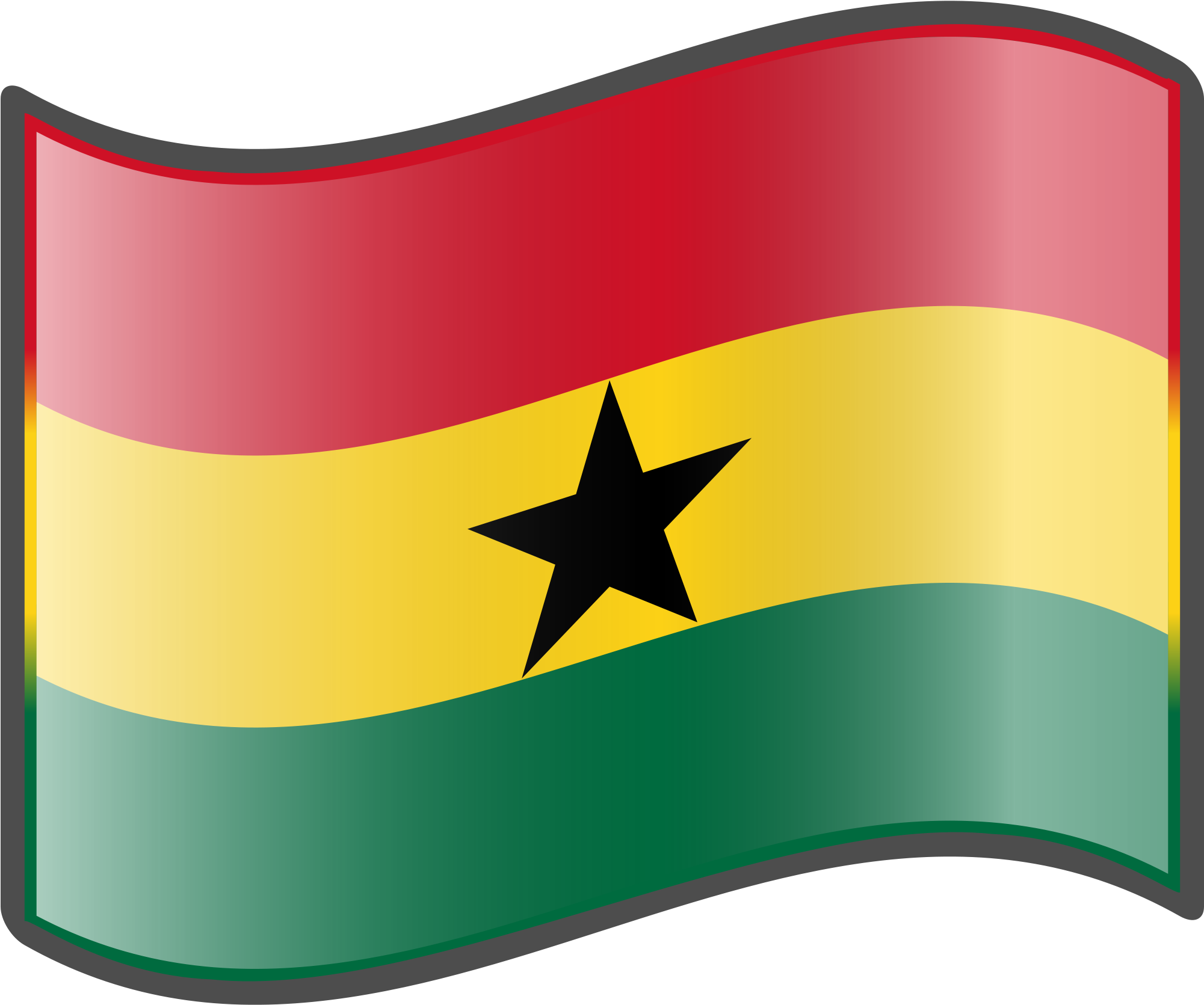 Ghana Flag Background PNG Image