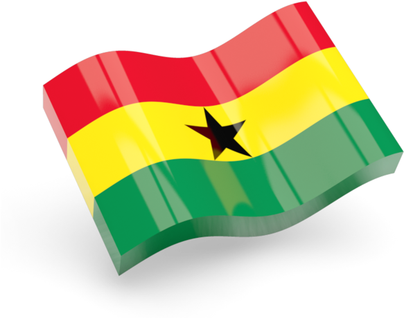 Ghana Flag PNG HD Quality