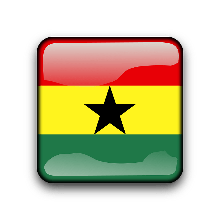 Ghana Flag PNG Photos