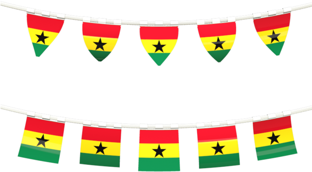 Ghana Flag Transparent Free PNG