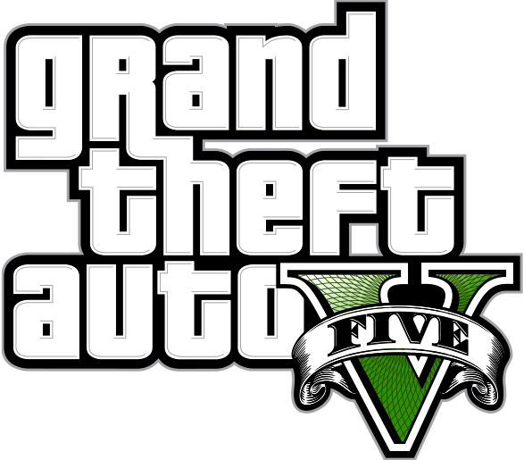Grand Theft Auto V Logo PNG Background