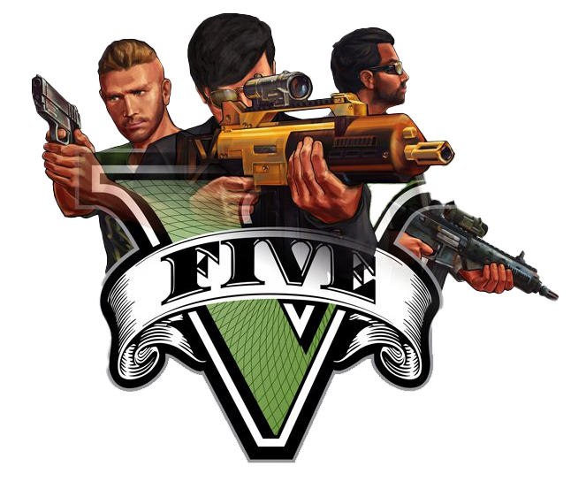 Grand Theft Auto V Logo PNG Photo Clip Art Image