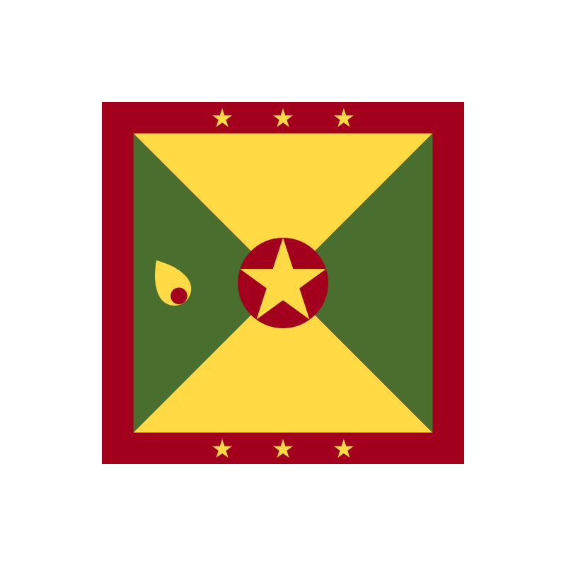 Grenada Flag Transparent Image
