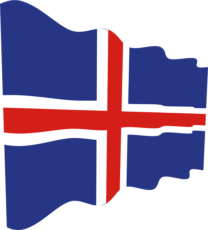 Iceland Flag Transparent Image