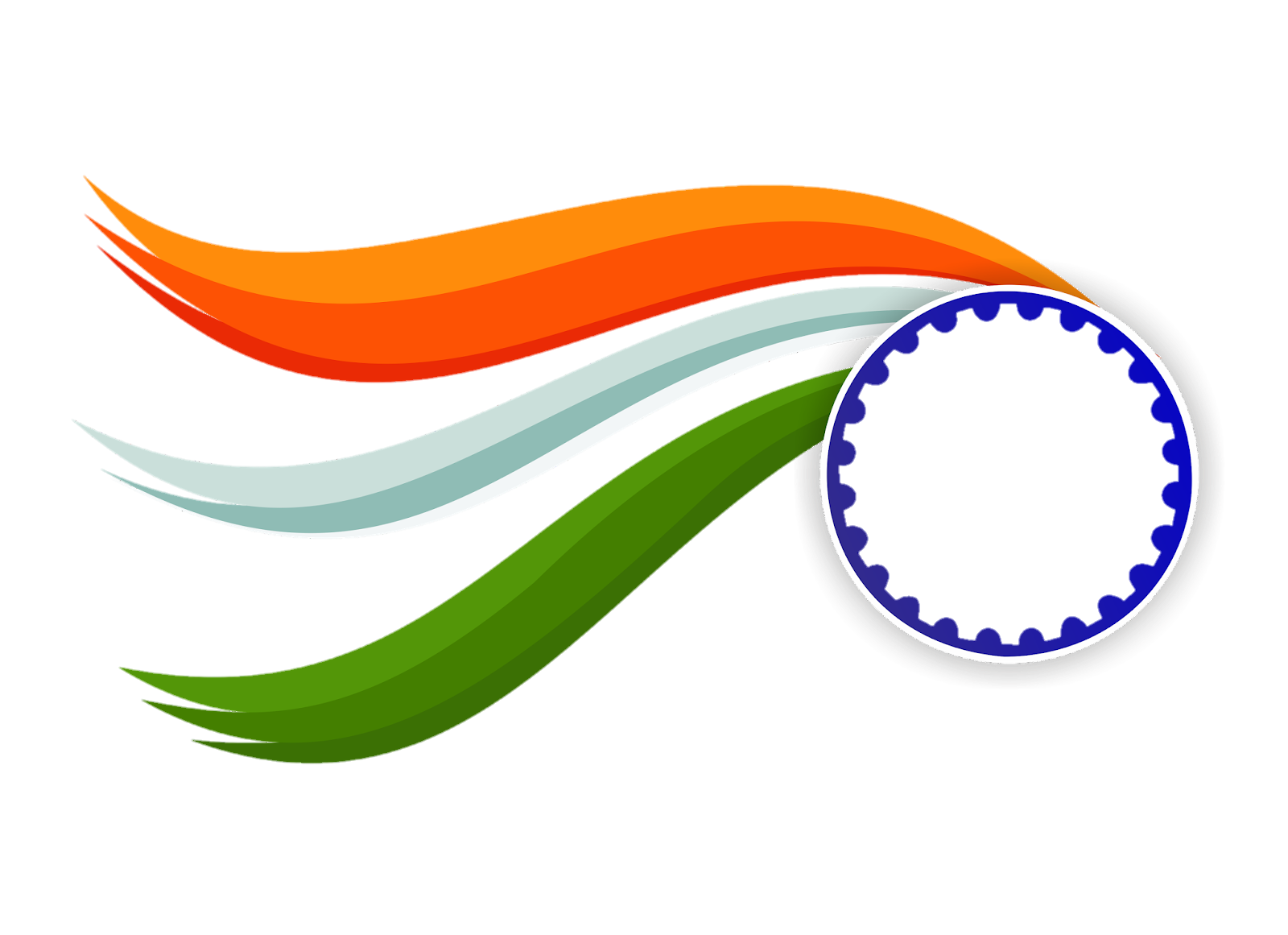 India Flag Background PNG Image