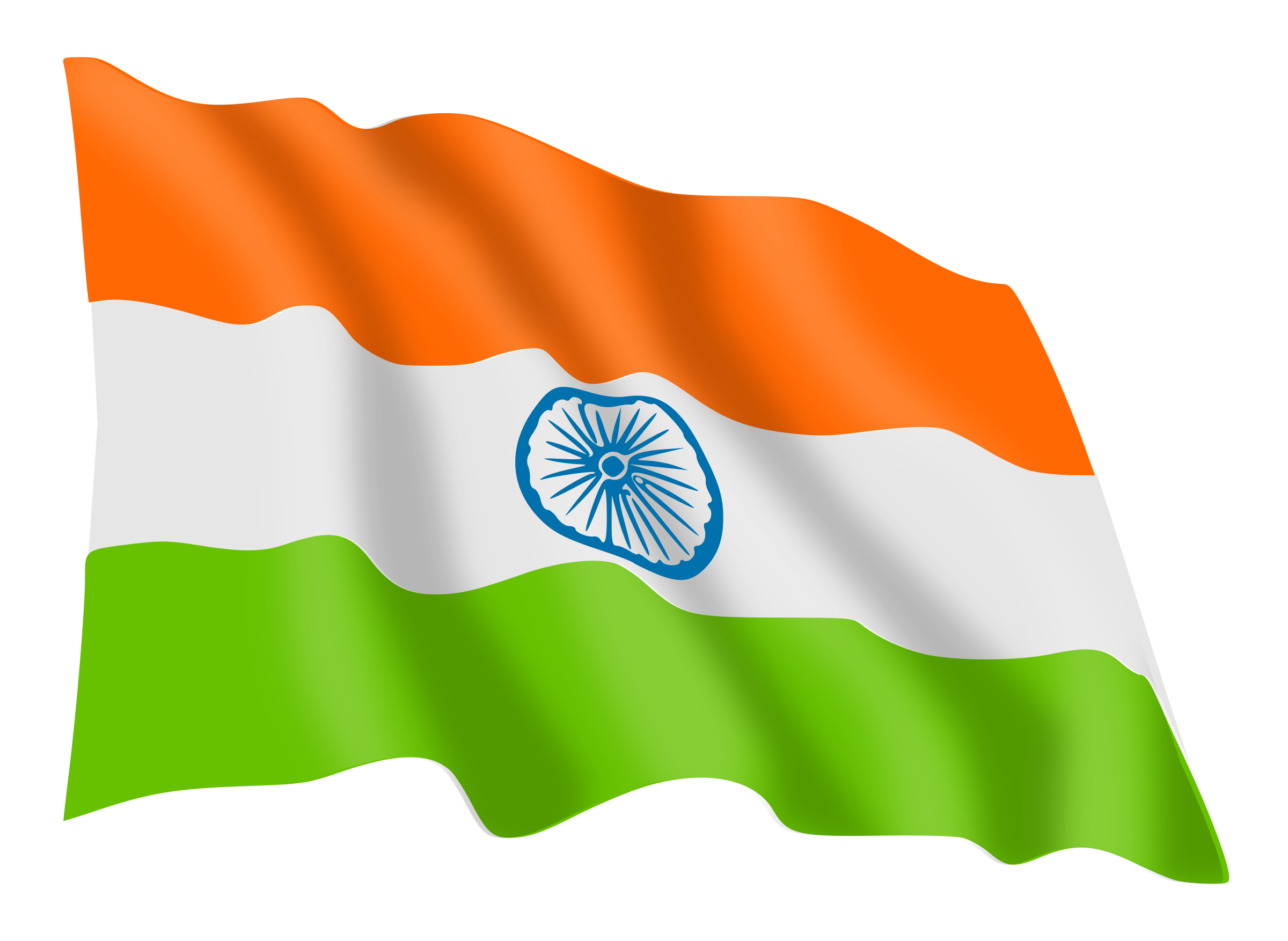India Flag No Background