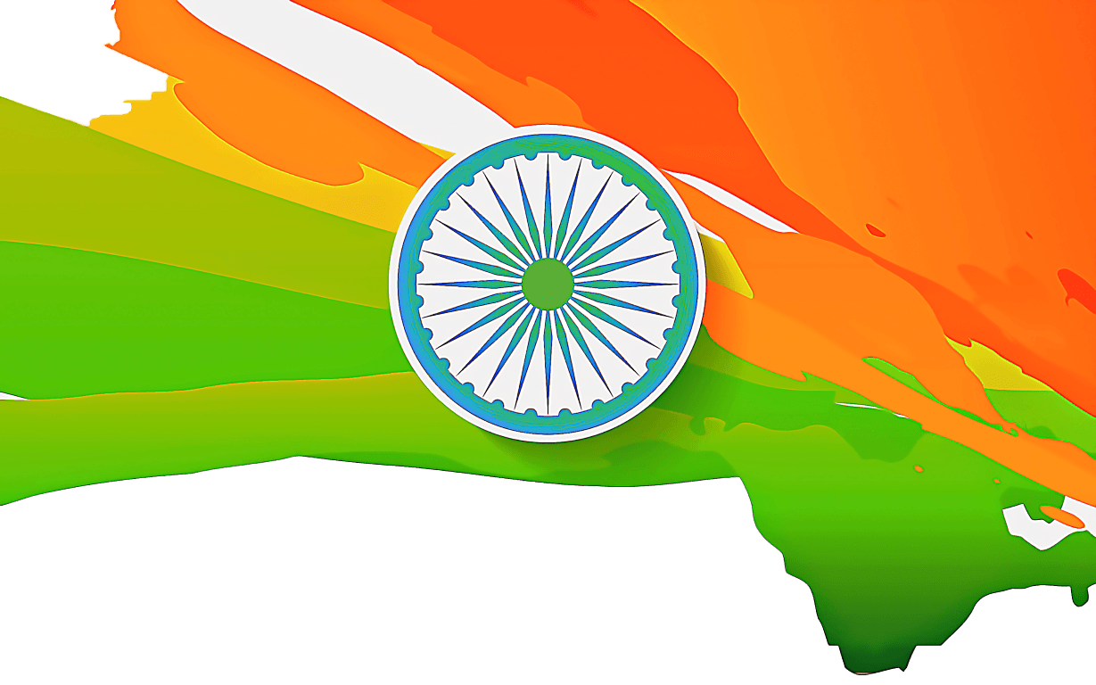 India Flag PNG Clipart Background