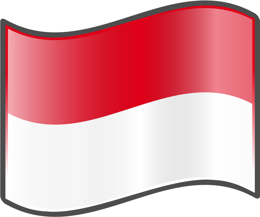 Indonesia Flag PNG Pic Background