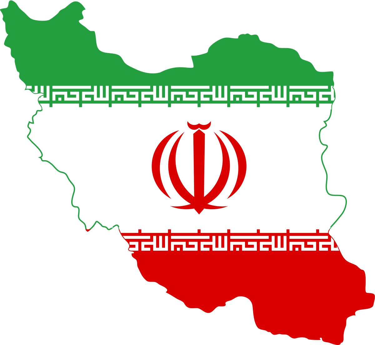 Iran Flag Background PNG Image