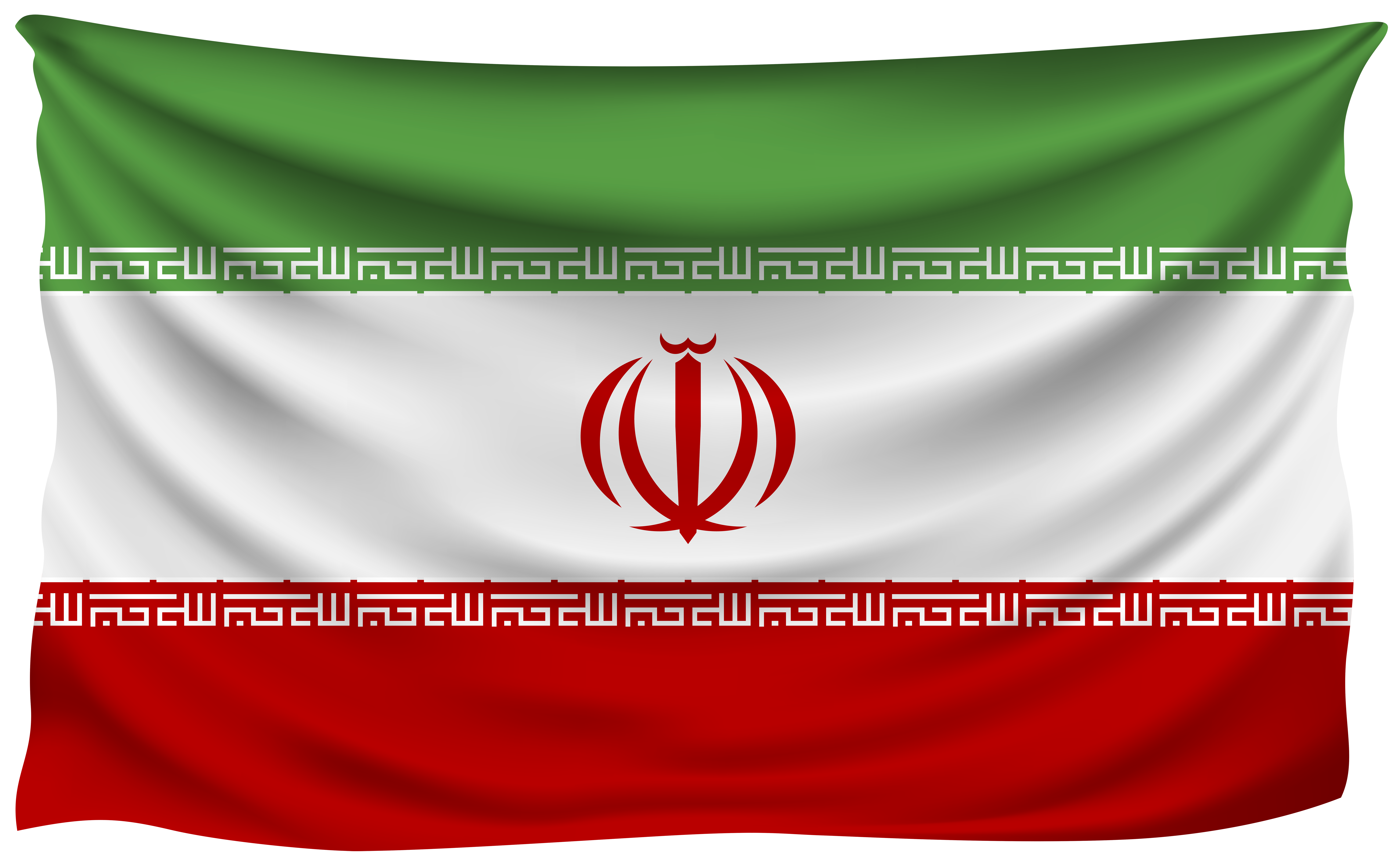 Iran Flag PNG Pic Background