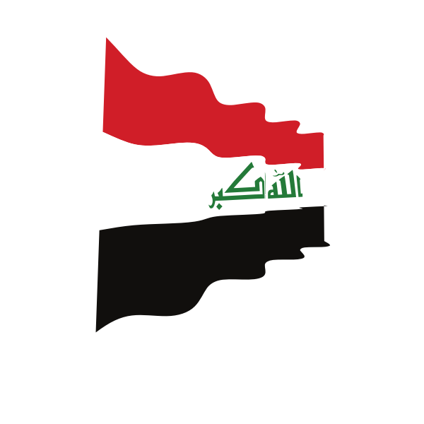 Iraq Flag Transparent Background