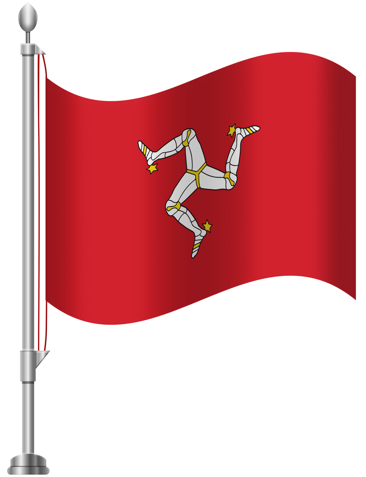 Isle of Man Flag PNG HD Quality