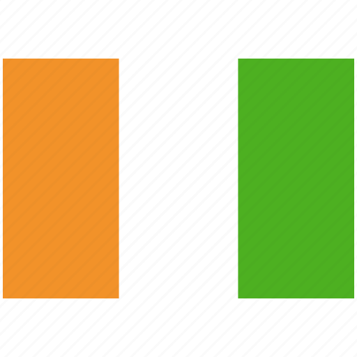 Ivory Coast Flag PNG Background