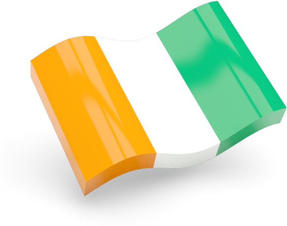 Ivory Coast Flag PNG Pic Background