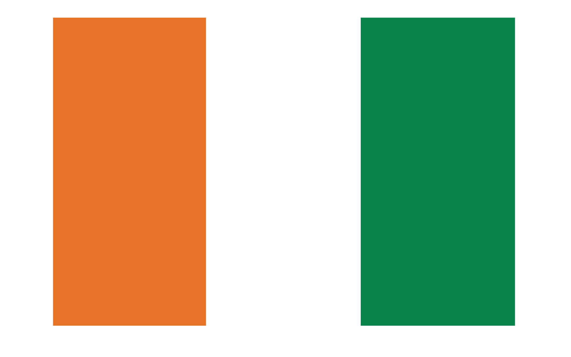 Ivory Coast Flag Transparent Background