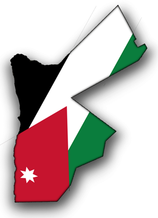 Jordan Flag PNG Clipart Background