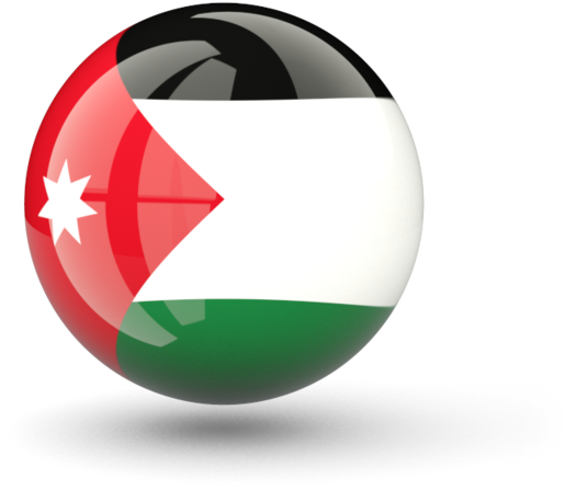 Jordan Flag PNG Pic Background