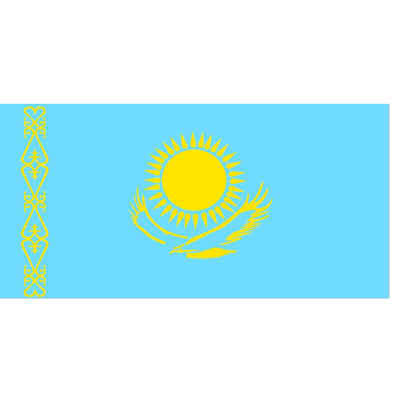 Kazakhstan Flag Transparent File