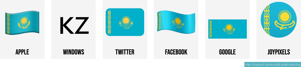 Kazakhstan Flag Transparent Images