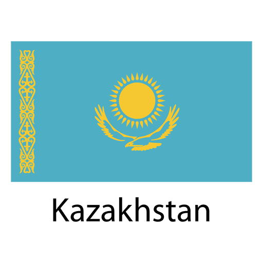 Kazakhstan Flag Transparent PNG