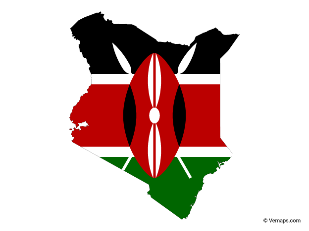 Kenya Flag PNG Pic Background