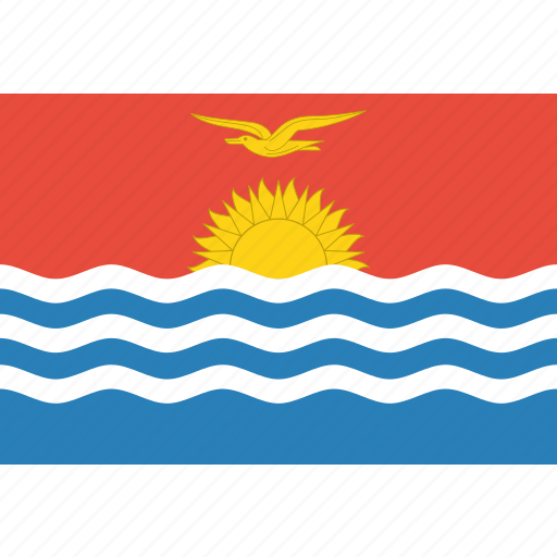 Kiribati Flag Background PNG Image
