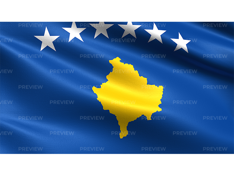 Kosovo Flag No Background