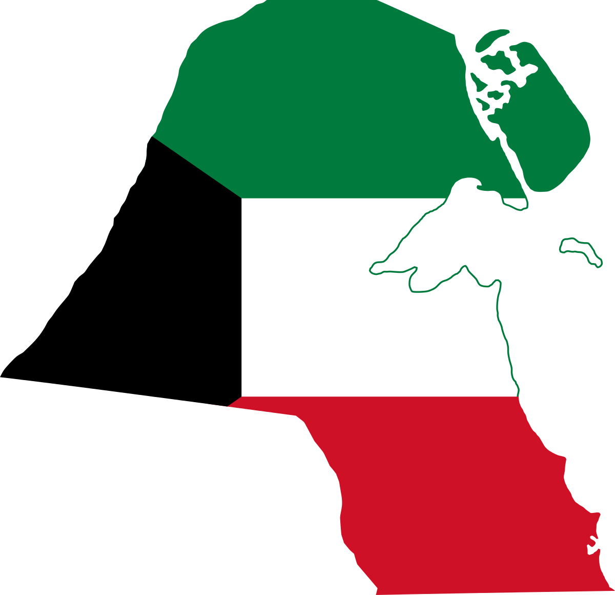 Kuwait Flag PNG HD Quality