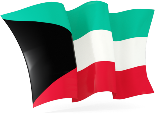 Kuwait Flag Transparent Background