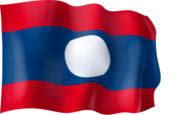 Laos Flag PNG Photo Image