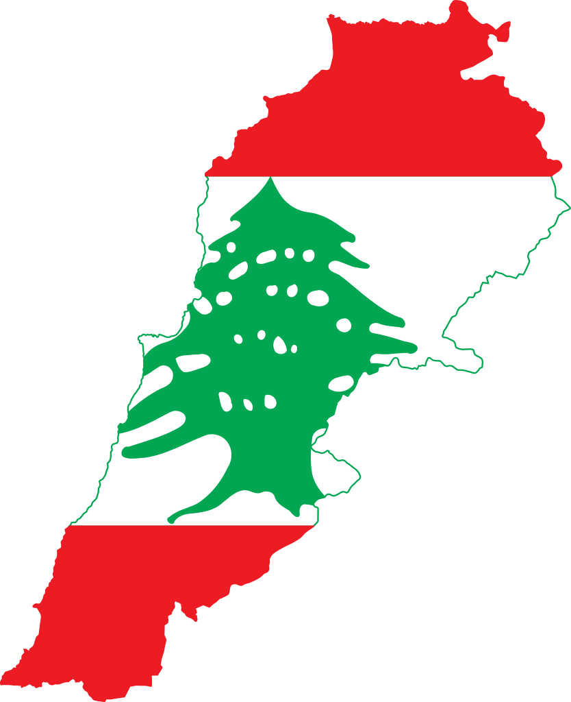 Lebanon Flag PNG Pic Background