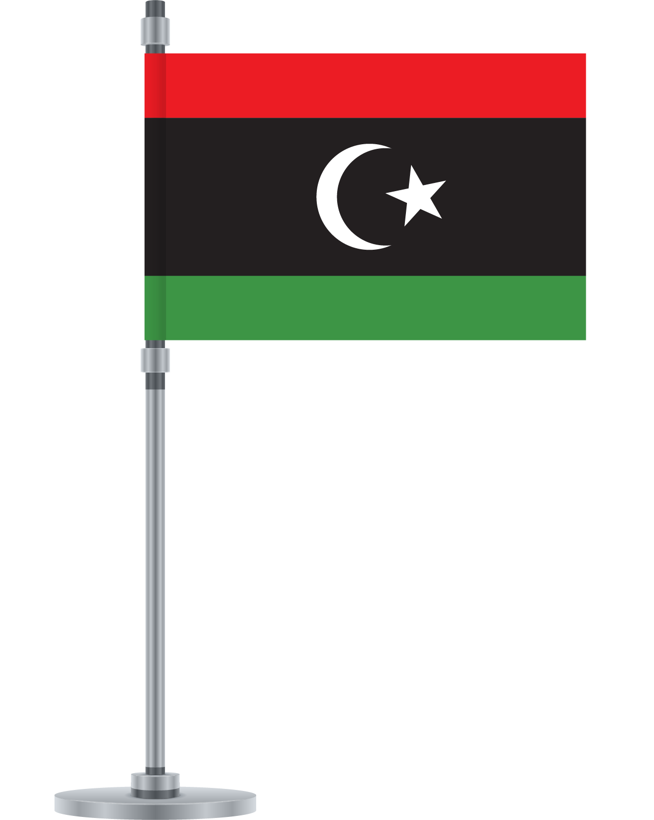 Libya Flag PNG Clipart Background