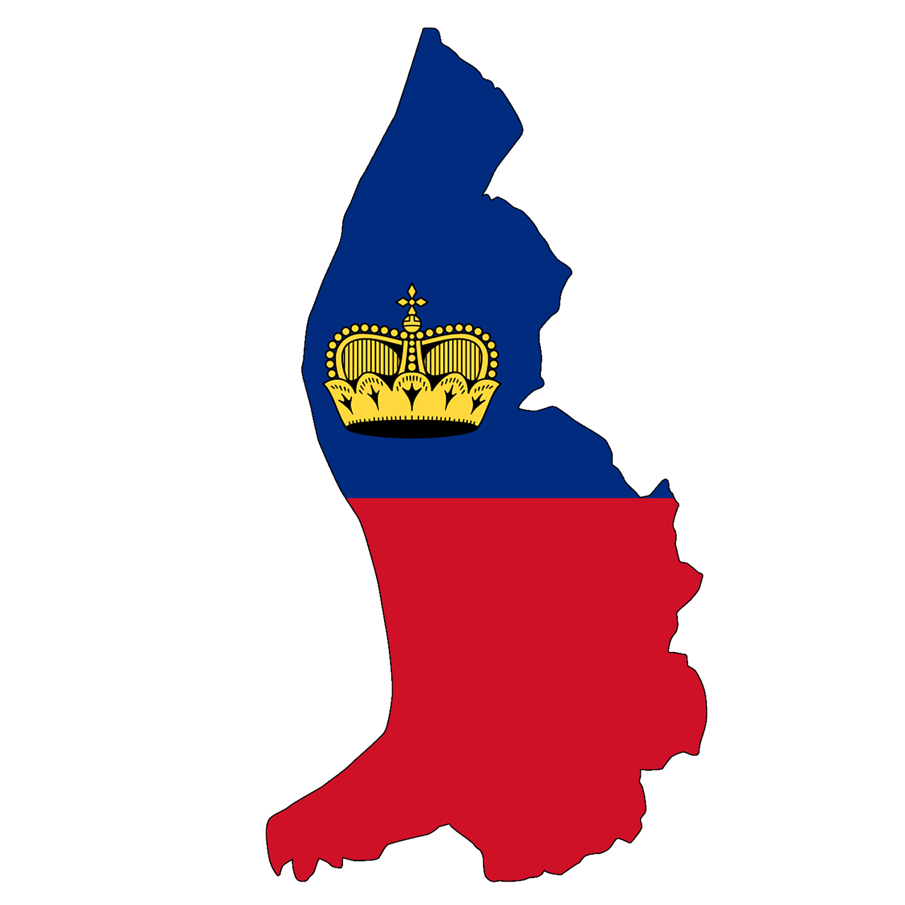 Liechtenstein Flag PNG Background