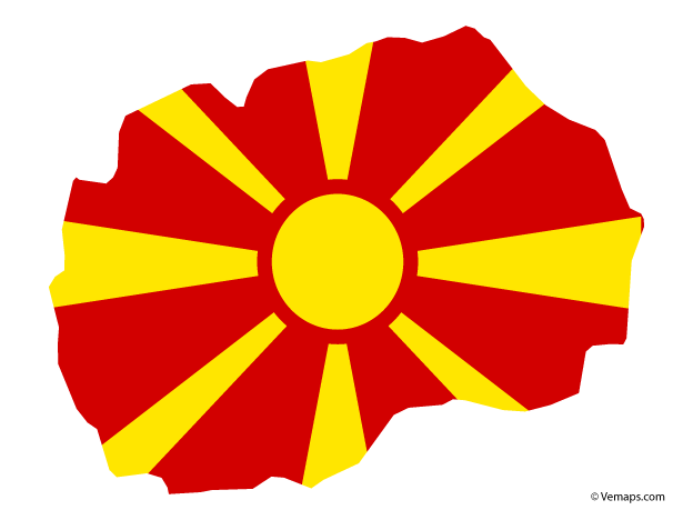 Macedonia Flag PNG Photo Image