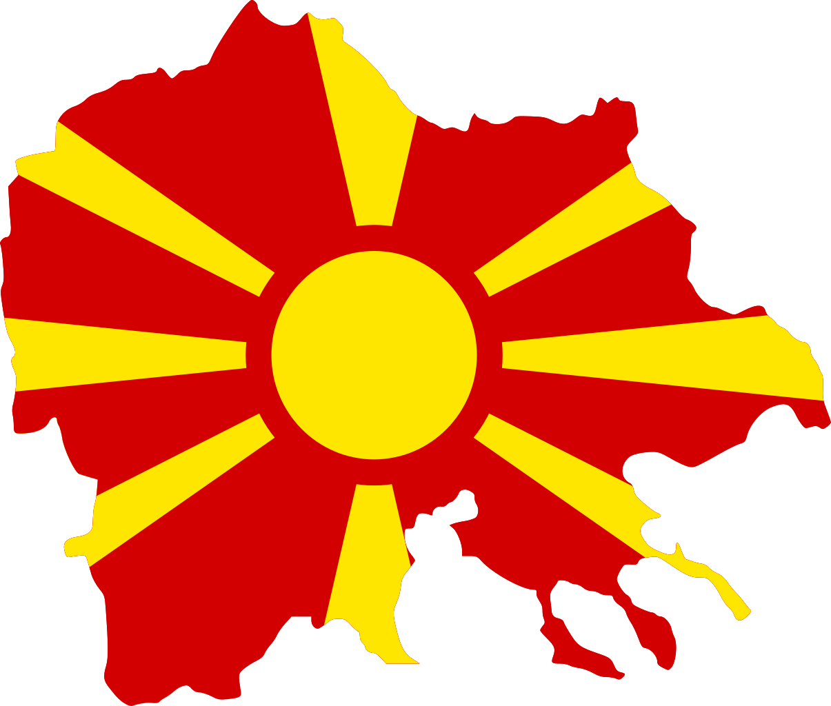 Macedonia Flag Transparent Background