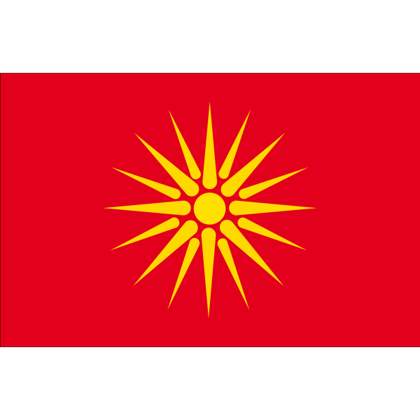 Macedonia Flag Transparent Image