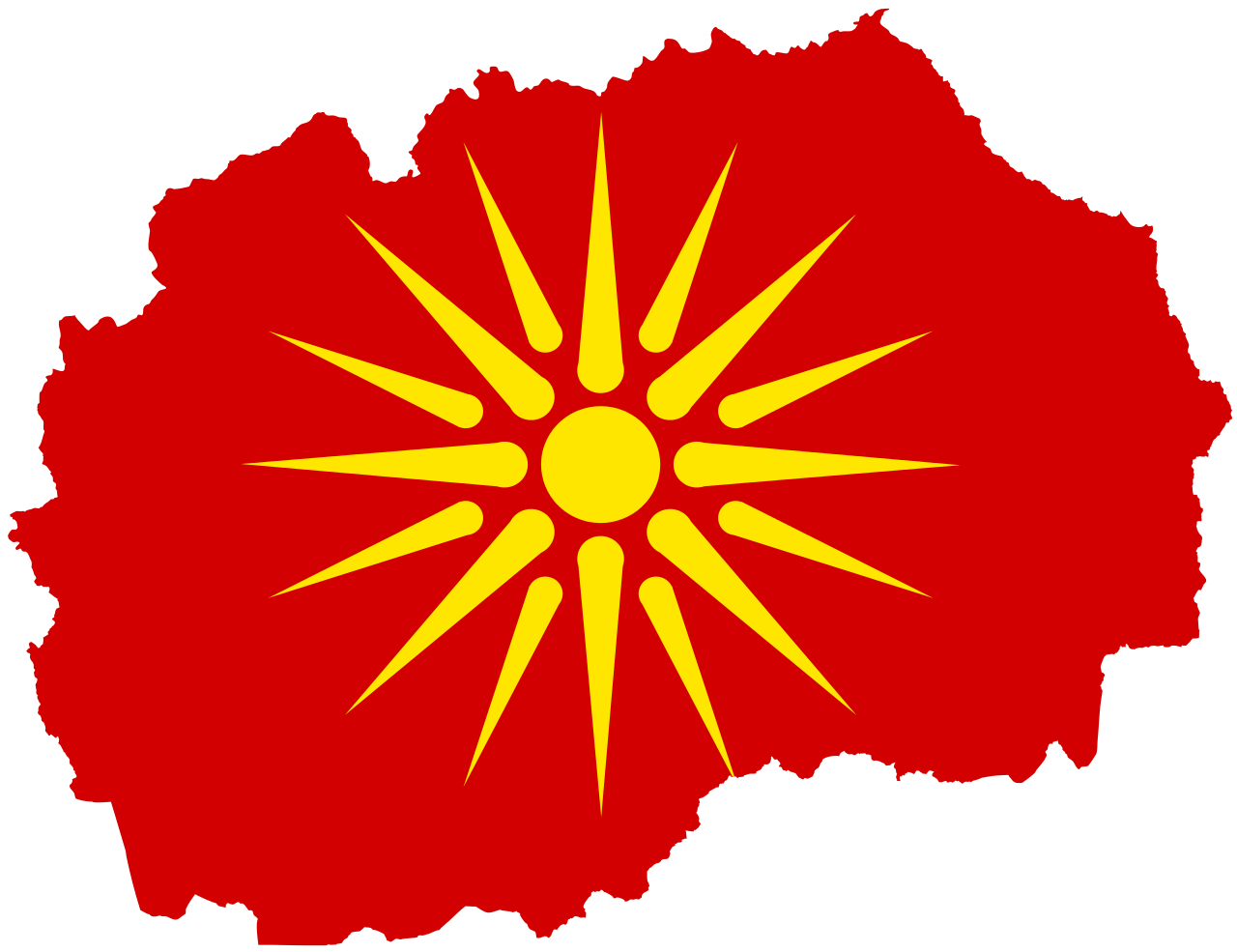 Macedonia Flag Transparent PNG