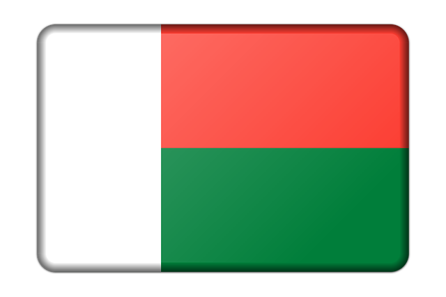 Madagascar Flag PNG Background