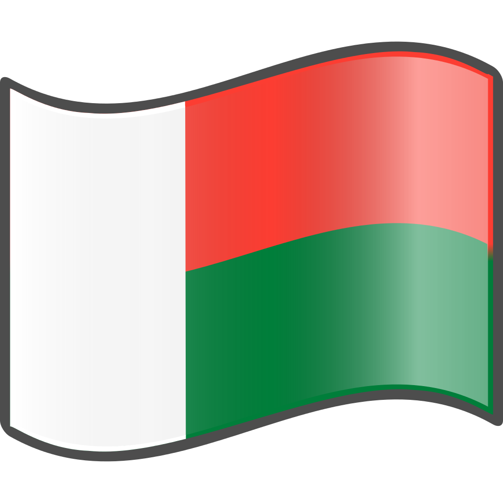 Madagascar Flag PNG Clipart Background