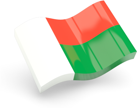 Madagascar Flag Transparent Free PNG