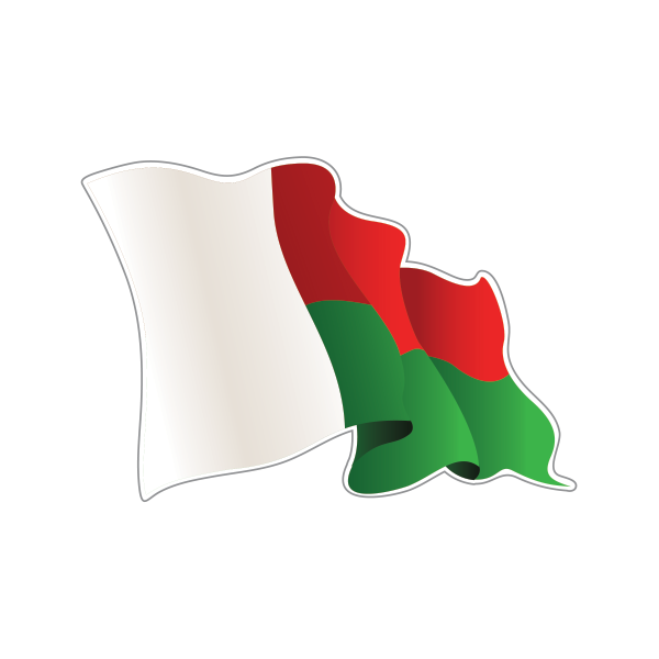 Madagascar Flag Transparent PNG