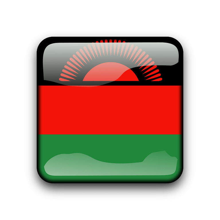 Malawi Flag Transparent Background