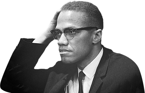 Malcolm X Background PNG Image