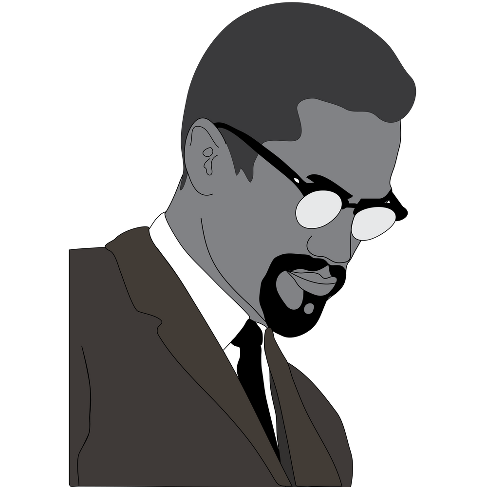 Malcolm X PNG Clipart Background