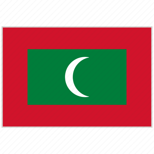 Maldives Flag Transparent Background